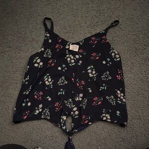 Sienna Sky Floral Black Blouse